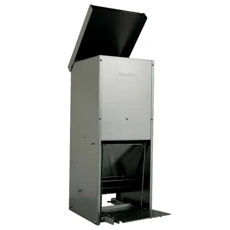 Mangeoire galvanisée anti-rongeurs 23 kg pour volailles