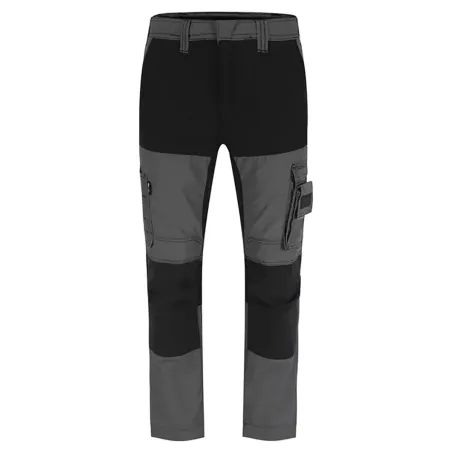 Pantalon travail Hector Herock® - Noir/Charbon - 8 poches