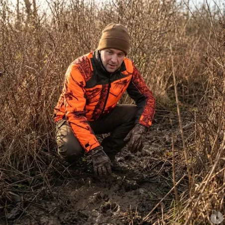 Veste Treeland Maquisard orange camo forest M-3XL