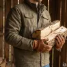 Veste Houston marron - robustesse et confort outdoor L/XL