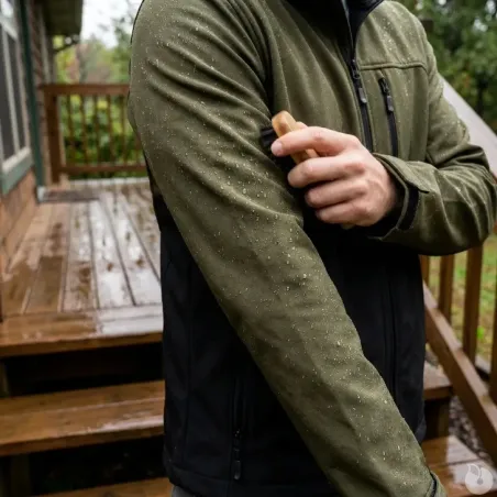 Veste Softshell Tralnor 3 couches déperlante à capuche