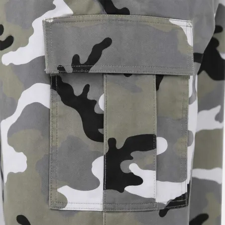 Pantalon BDU Camo Urban Idaho® Homme - Gris 65% Polyester