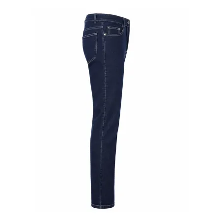 Jeans droit extensible bleu foncé - Tailles 40 à 54