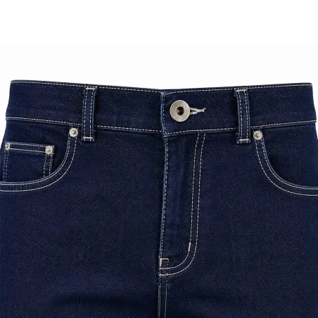 Jeans droit extensible bleu foncé - Tailles 40 à 54