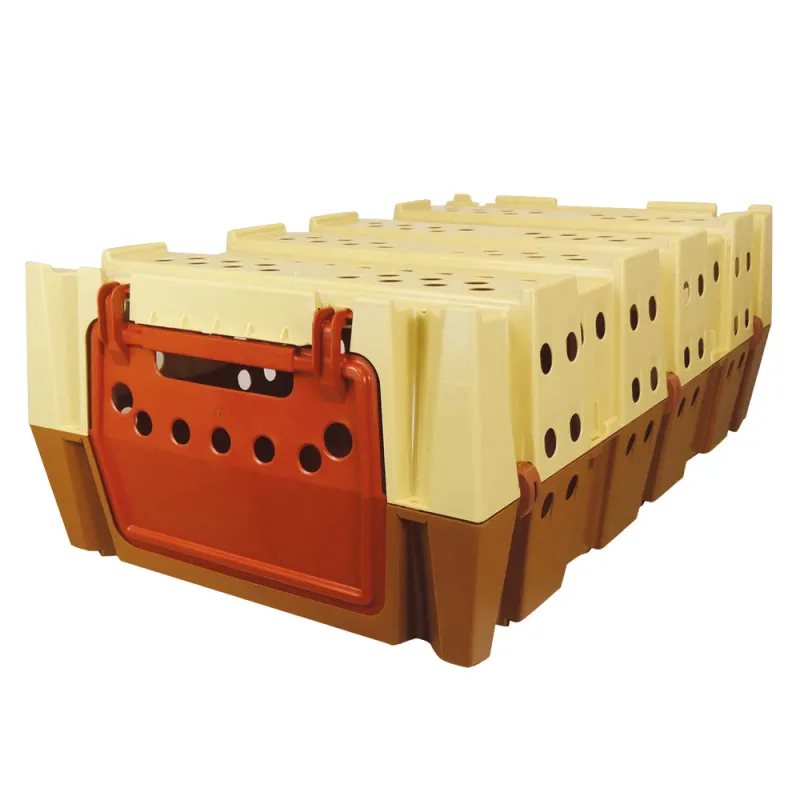 Lot de 10 caisses transport gibier empilables