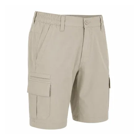 Short cargo Valley beige polycoton multi-poches