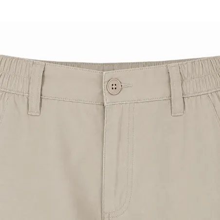 Short cargo Valley beige polycoton multi-poches