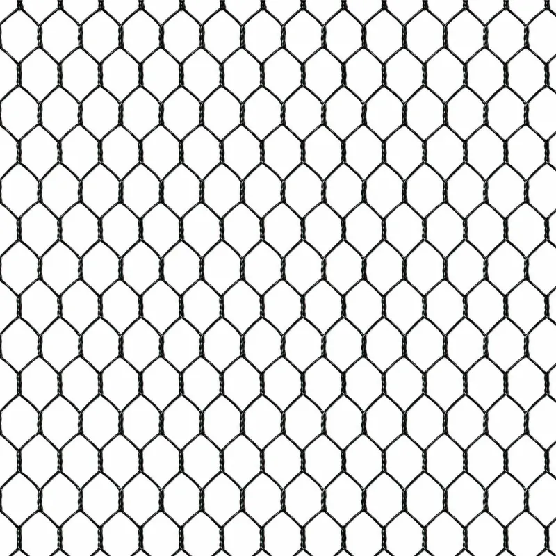 Grillage hexa 13 mm vert plastifié 1x25 m - Élevage & Jardin