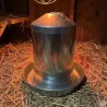 Abreuvoir galvanisé 12L Gaun pour volailles - Double paroi