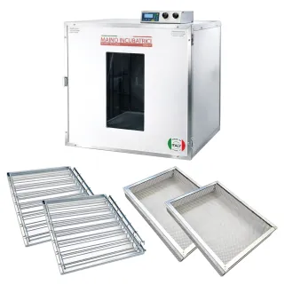 Couveuse évolutive 98 œufs + accessoires caille à poule