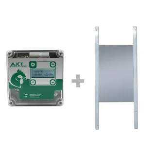 Portier automatique horloge + trappe 22x33cm VSE