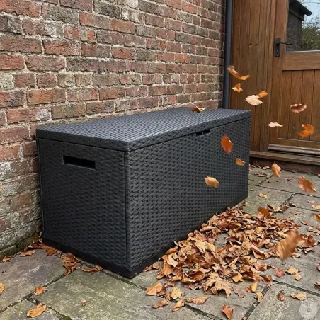 Coffre de jardin 350L résistant - 120x51x60 cm