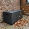 Coffre de jardin 350L résistant - 120x51x60 cm