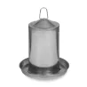 Abreuvoir galvanisé 4L pour poules - Double paroi robuste