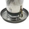 Abreuvoir galvanisé 4L pour poules - Double paroi robuste