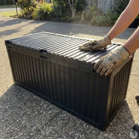 Coffre extérieur 120 cm - Rangement jardin résistant