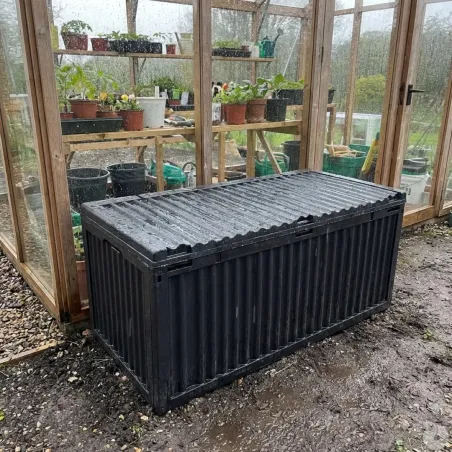 Coffre extérieur 120 cm - Rangement jardin résistant