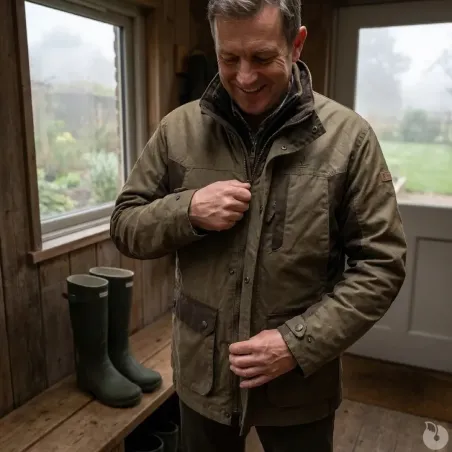 Veste Imperlight kaki imperméable S à 4XL pour élevage