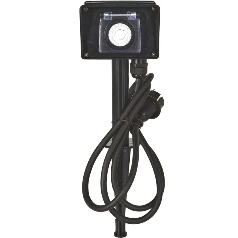 Multiprise étanche avec minuterie 1,5m - Extérieur