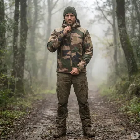 Veste Softshell Fighter 3 couches imperméable et résistante