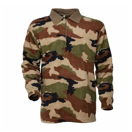 Chemise polaire camo F1 - Chaleur et discrétion outdoor