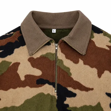Chemise polaire camo F1 - Chaleur et discrétion outdoor