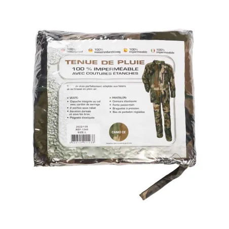 Tenue pluie camouflage imperméable M à 3XL