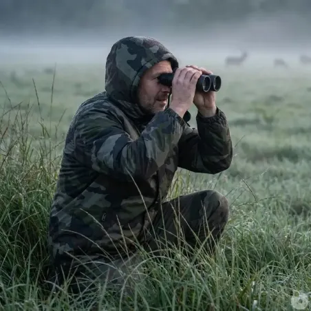 Veste coupe-vent fourrée camouflage S à 3XL