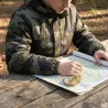 Veste coupe-vent fourrée camouflage S à 3XL