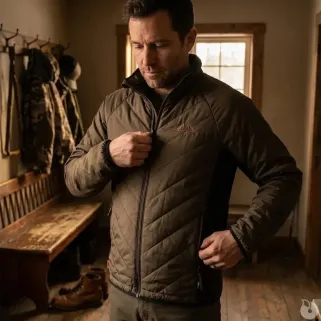 Veste Alpha Light vert - M à 3XL en polyester recyclé