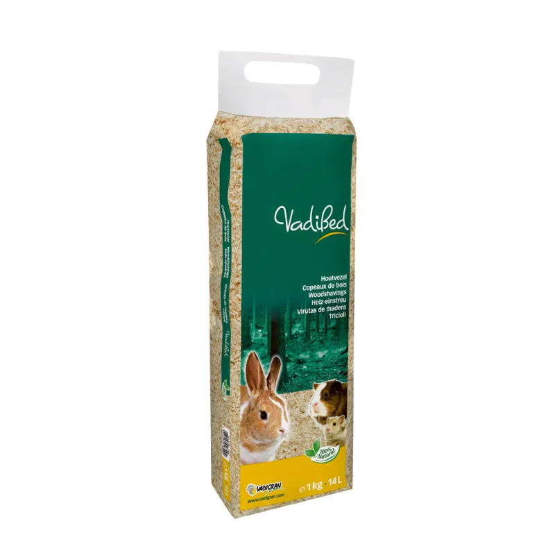 Litière bois gros copeaux dépoussiérés 35L - Confort & Hygiène