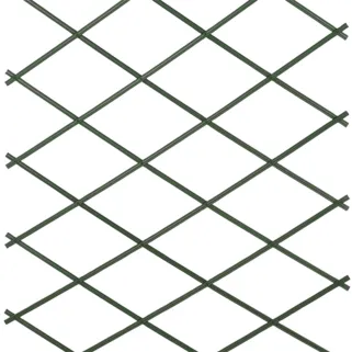 Treillis plastique vert 180x90 cm pour plantes grimpantes