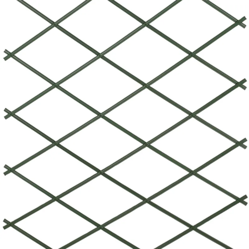 Treillis plastique vert 180x90 cm pour plantes grimpantes