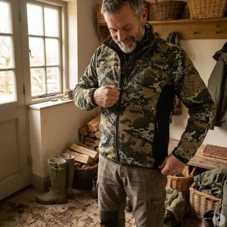 Veste Ridge Pro réversible camo polaire 2-en-1 M à 5XL