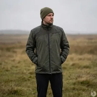 Veste Maquisard Treeland verte imperméable Ripstop