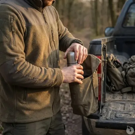 Veste polaire tactique Alpha 420g/m² 5 poches éleveur