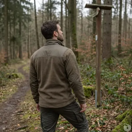 Veste polaire tactique Alpha 420g/m² 5 poches éleveur