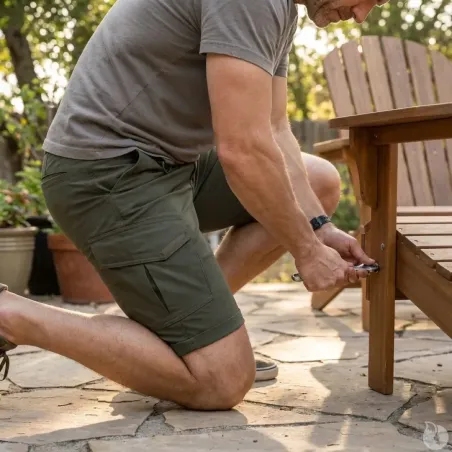 Short Agressor Flex - Résistant et confortable 64cm