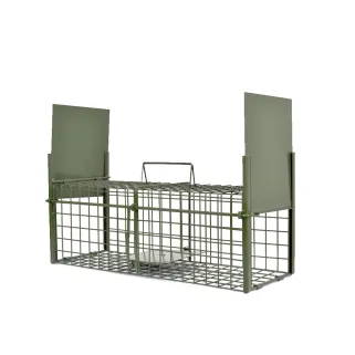 Lot de 5 pièges à rats galvanisés 50x18x18 cm