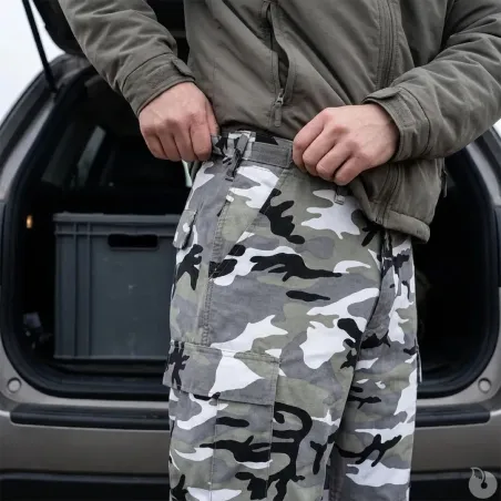 Pantalon BDU Camo Urban Idaho® Homme - Gris 65% Polyester