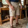 Short cargo Valley beige polycoton multi-poches