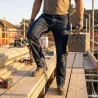 Jeans droit extensible bleu foncé - Tailles 40 à 54