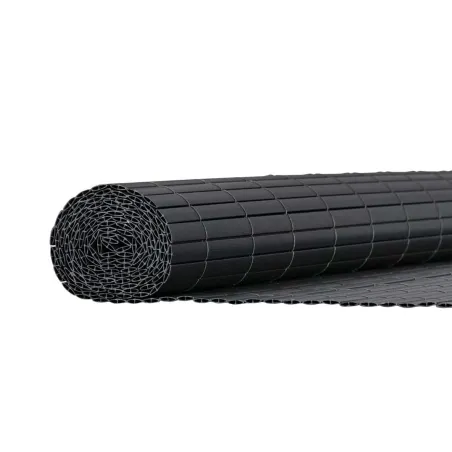 Canisse PVC gris 1x3m double face - Kit fixation inclus