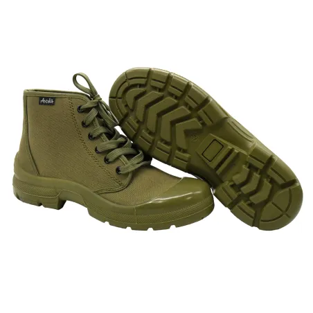 Chaussures Brousse en coton kaki - Confort et résistance