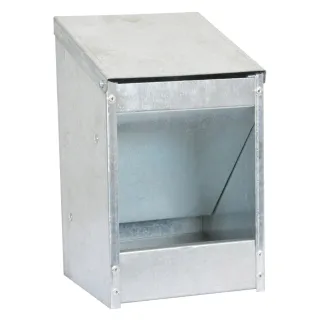 Mangeoire murale galvanisée pour lapins et rongeurs 2,5 kg