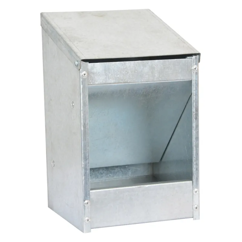 Mangeoire murale galvanisée pour lapins et rongeurs 2,5 kg