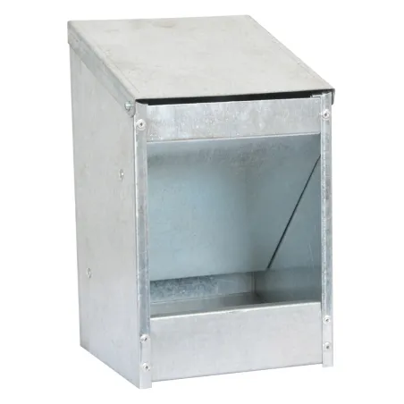Mangeoire murale galvanisée pour lapins et rongeurs 2,5 kg