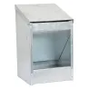 Mangeoire murale galvanisée pour lapins et rongeurs 2,5 kg