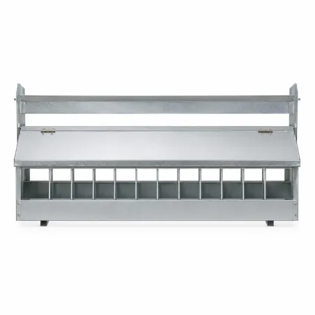 Mangeoire 1m à rouleau anti-perchage pour pigeons