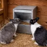 Mangeoire murale galvanisée pour lapins et rongeurs 2,5 kg